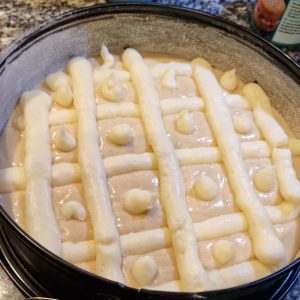 Torta Matera con crema pastelera