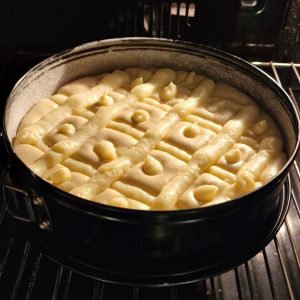 Torta Matera con crema pastelera