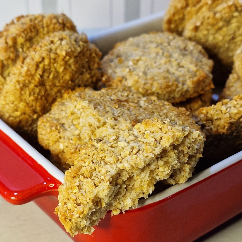 Galletas de avena y coco